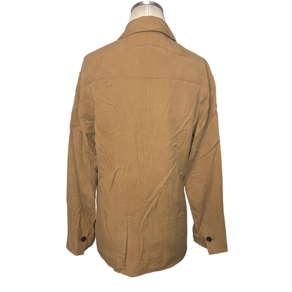 Everlane The Easy Blazer in Tan 6 New Womens Classic One Button Jacket - Picture 7 of 14